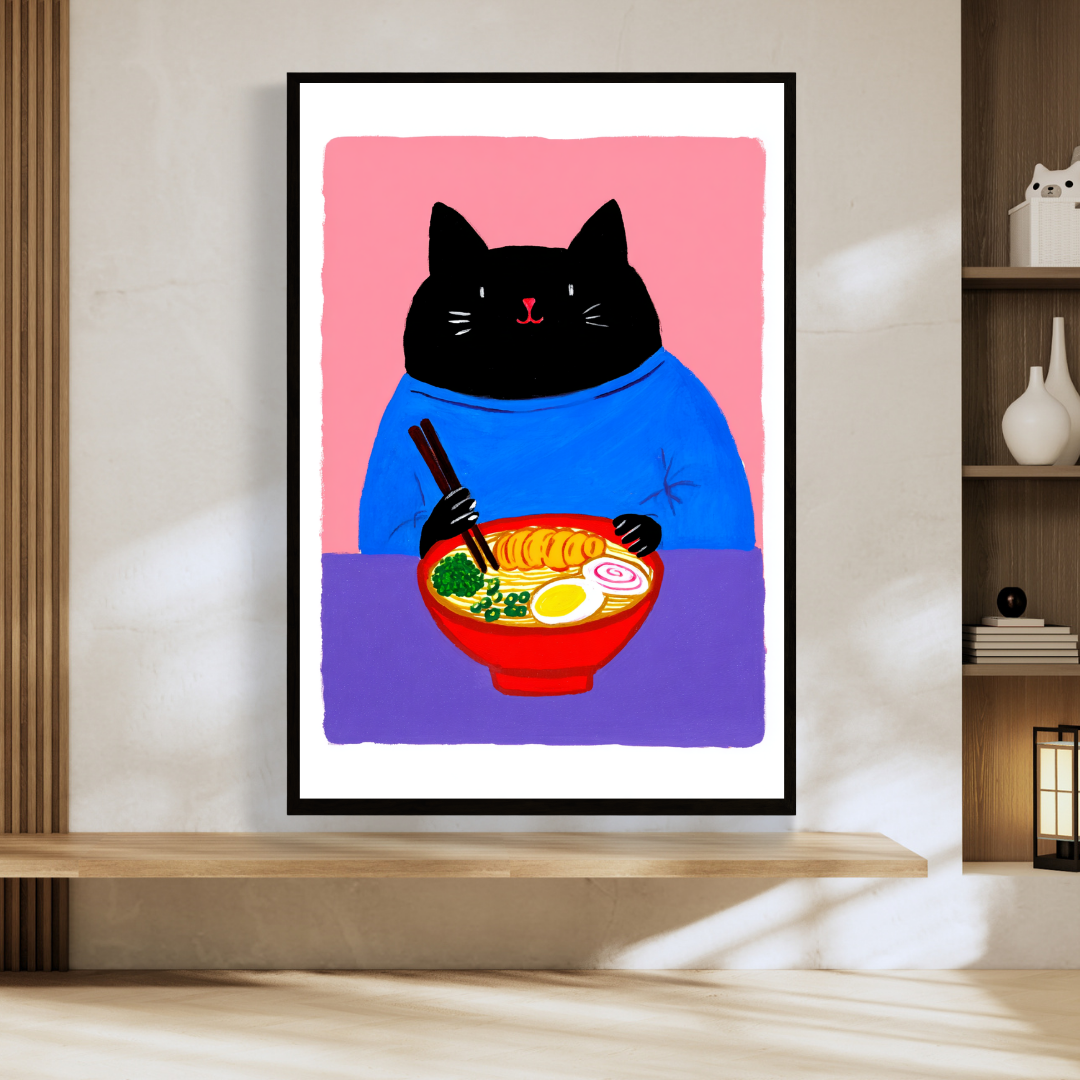 Poster Ramen Cat