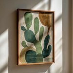 Cactus moderno marrone