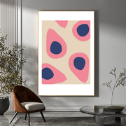 Avocado pink and blue