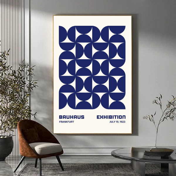 Bauhaus exhibition blue