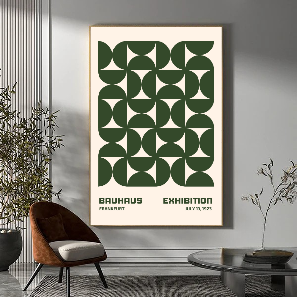 Bauhaus exhibition green