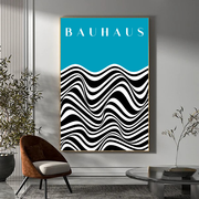 Bauhaus zebrato azzurro