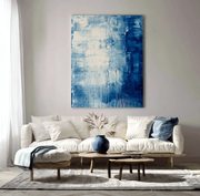 Brushed with blue