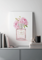 Chanel n.5 con peonía rosa