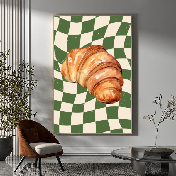 Chessbord brioche green