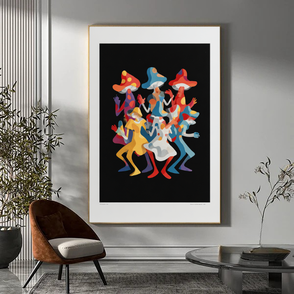 Dancing mushrooms