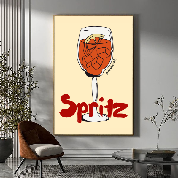 Good vibes only spritz