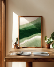 Green marble