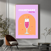 Liquid pop Champagne Cocktail