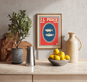 Pesce blu e rosso