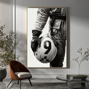 Pilota bianco e nero