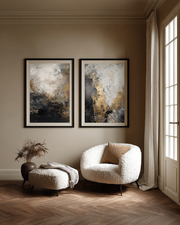 Set da 2 murble oro bianco nero