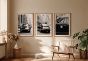 Set da 3 Porsche nera su strada