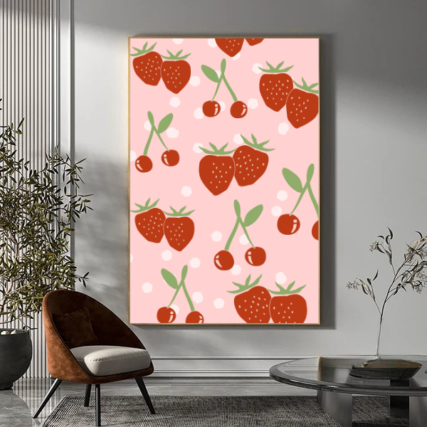 Straw-cherries