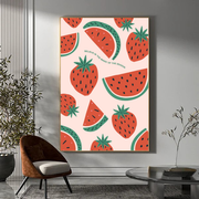 Strawberries melon
