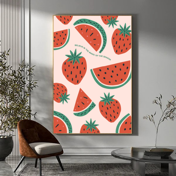 Strawberries melon