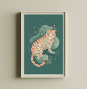 Surrealist tiger