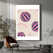 Watermelon pink blue