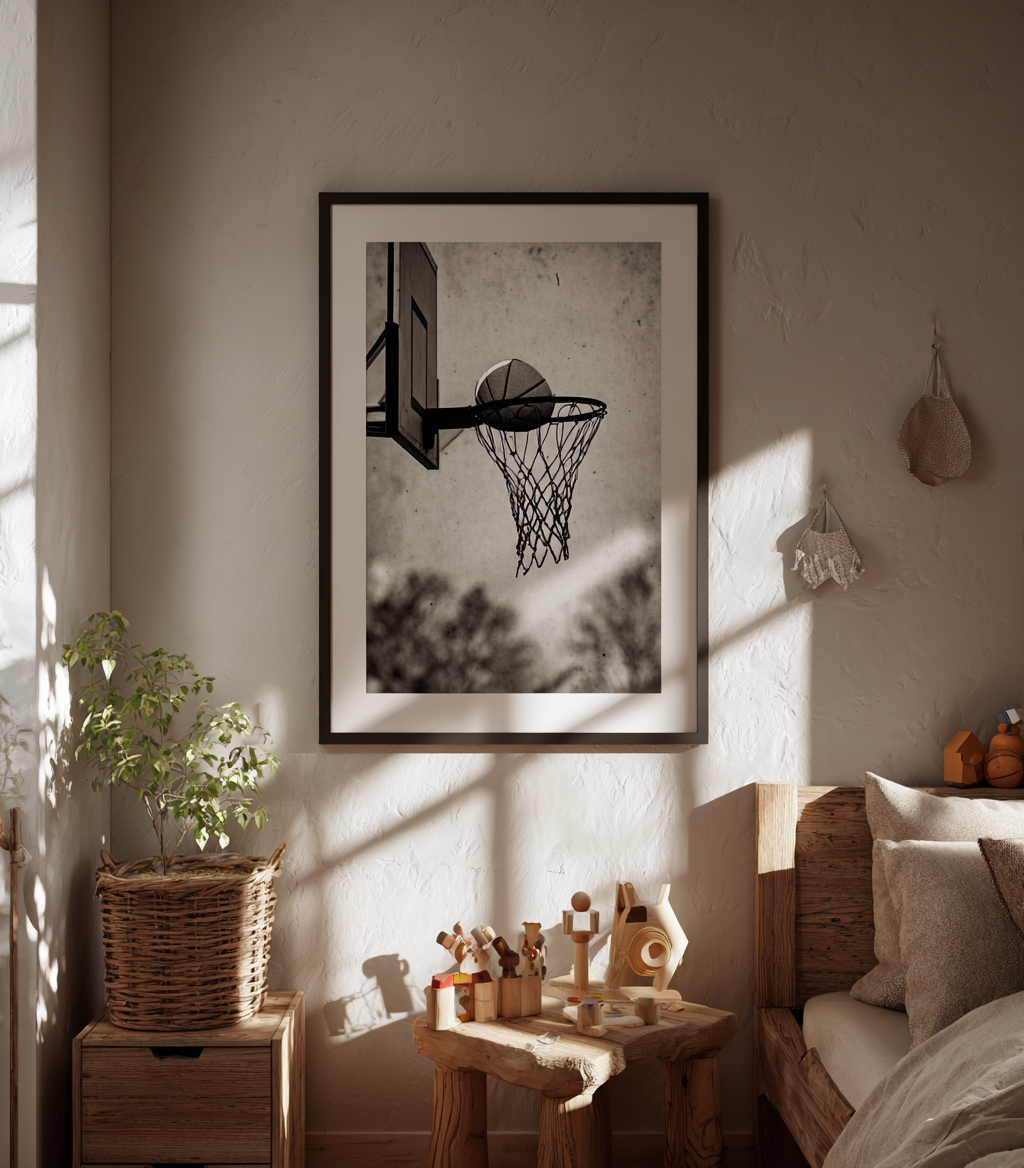 Poster Pallacanestro Tiro a segno