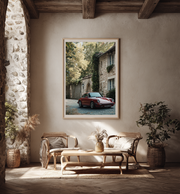 Poster Porsche rossa